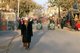 China: Late afternoon on a busy street in Yarkand, Xinjiang Province